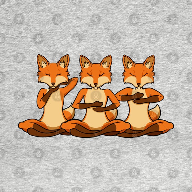 Three times fox at reiki by Modern Medieval Design